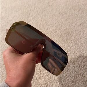 Oversized Mirrored Sunglasses